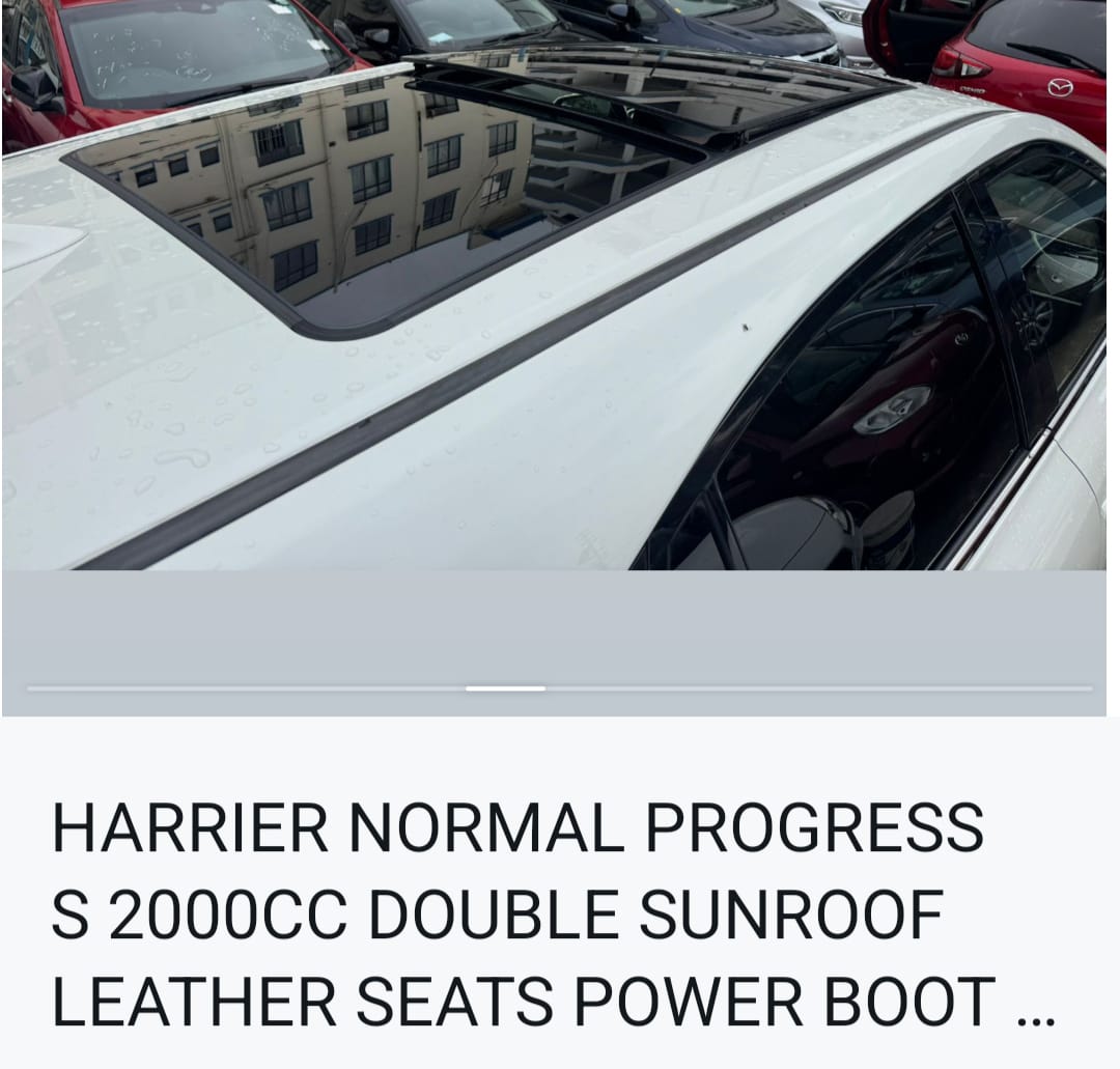 HARRIER NORMAL SUNROOF 2000CC 2018